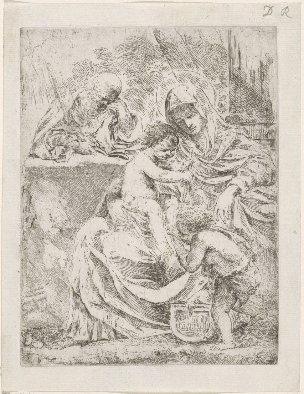Heliga familjen med John av Francesco Amato