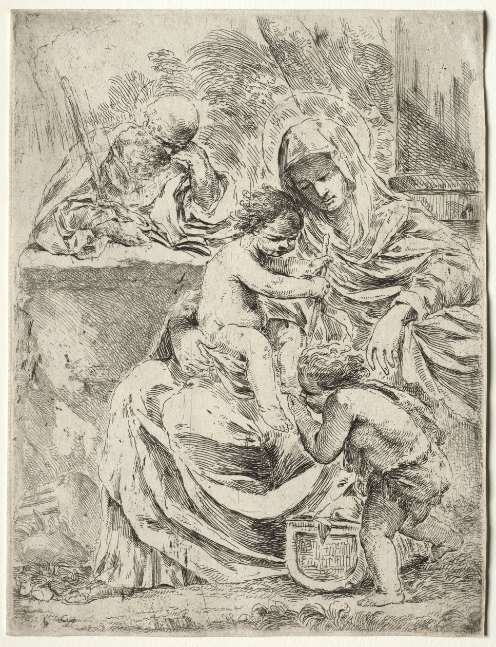 Den heliga familjen av Francesco Amato