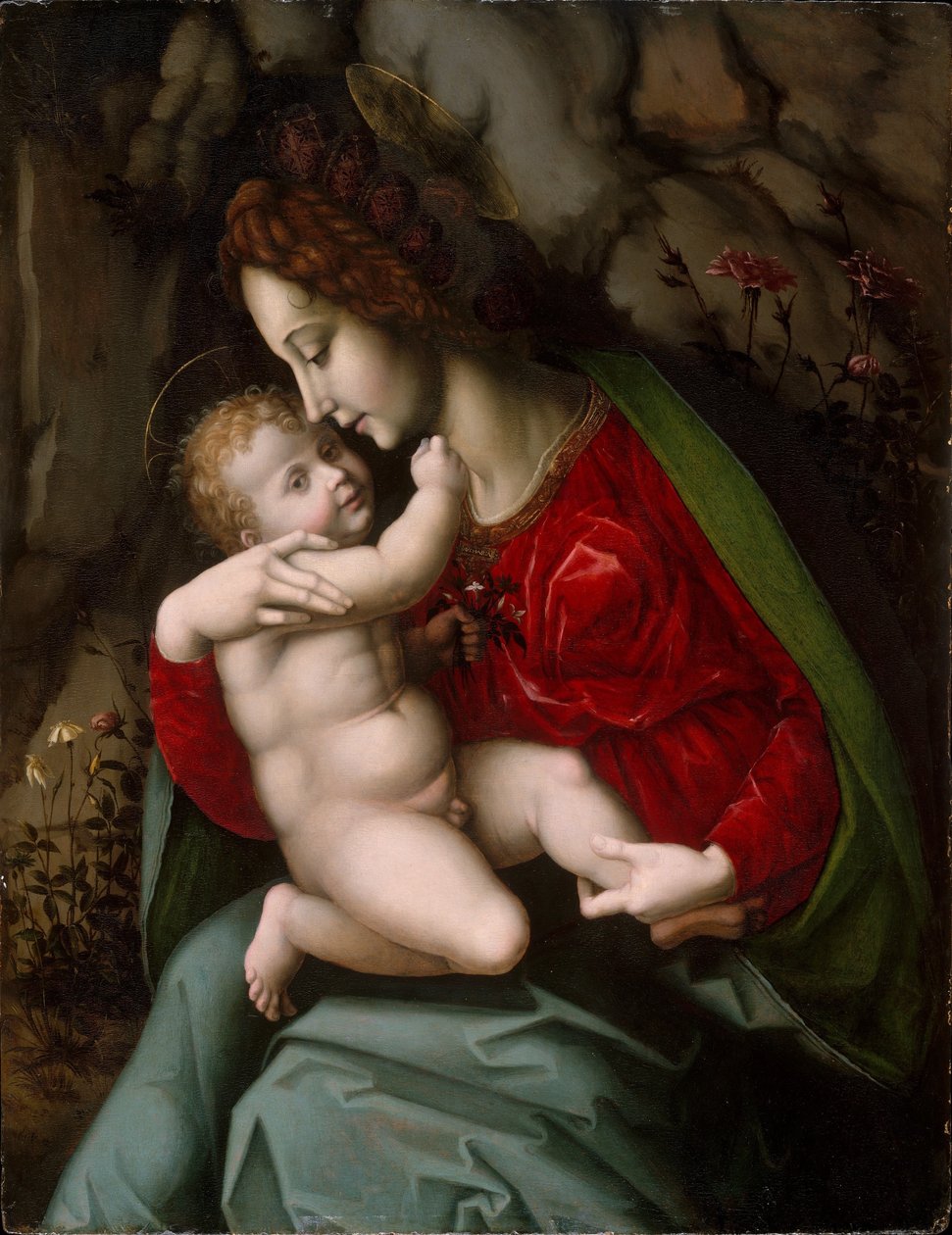 Madonna med barn av Francesco Bacchiacca