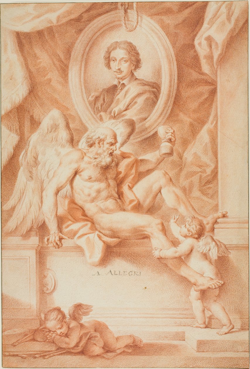 Allegori över tiden till minne av en målare (Claude Lorrain) av Francesco Bartolozzi