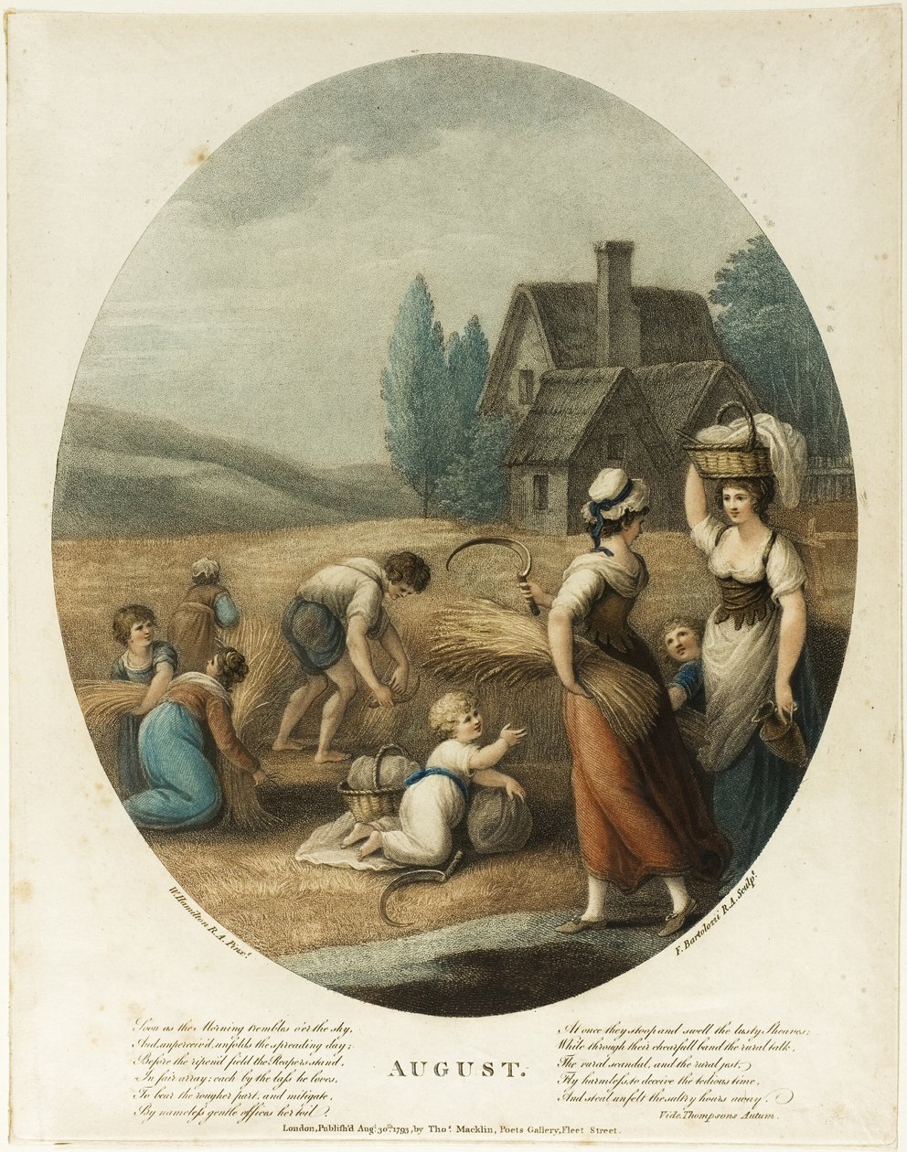 augusti av Francesco Bartolozzi