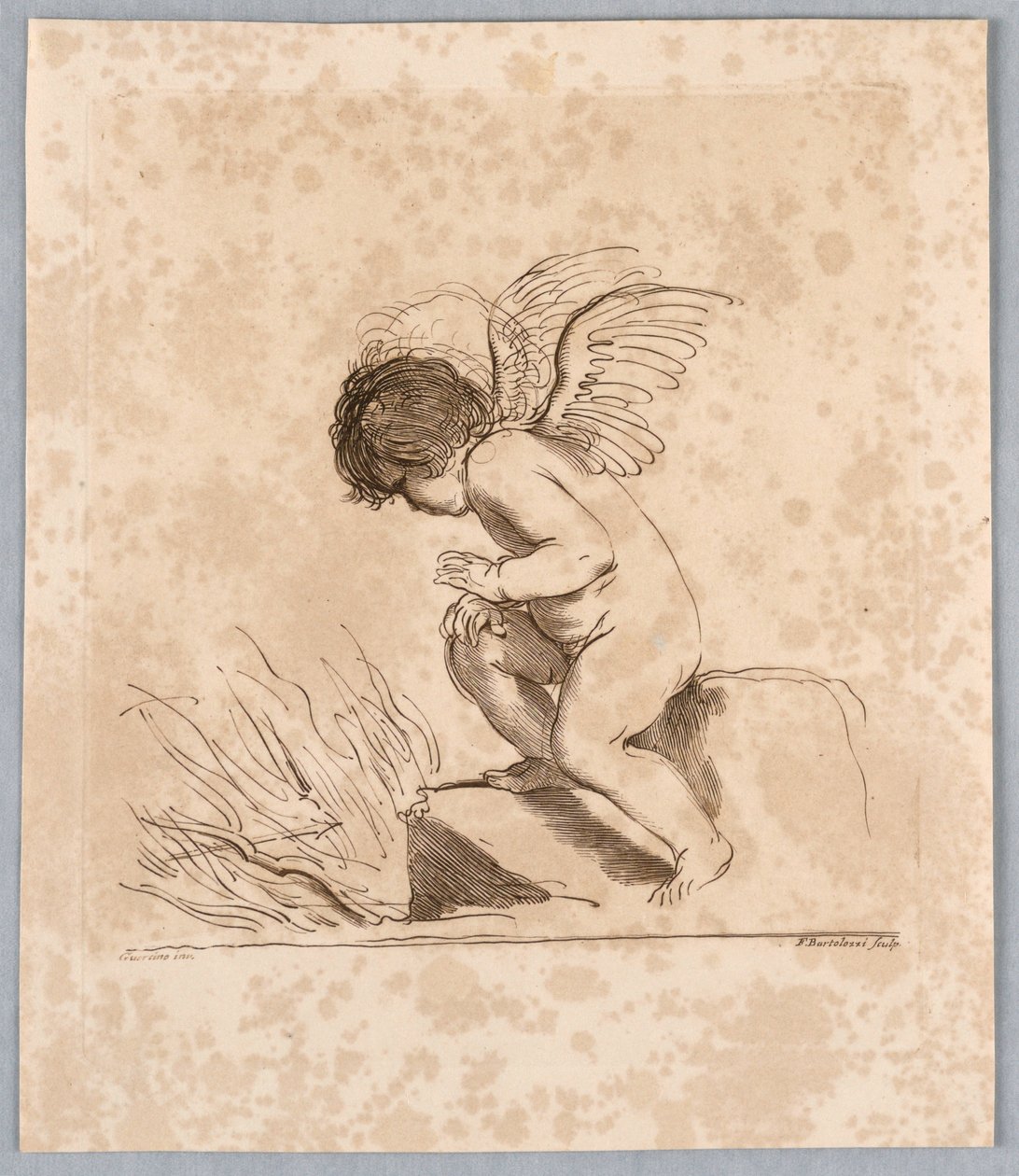 Amor med en pil av Francesco Bartolozzi