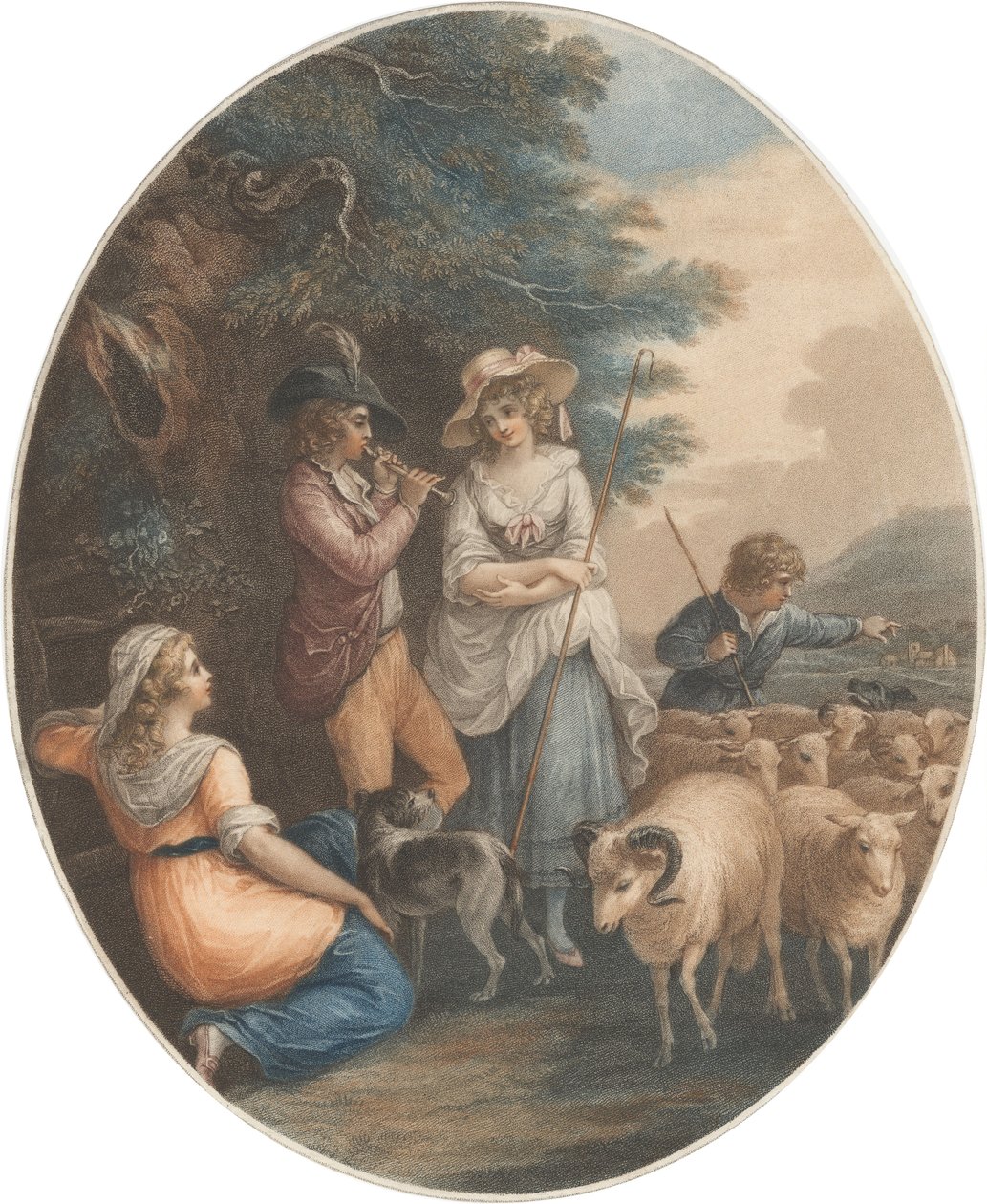 Kväll av Francesco Bartolozzi