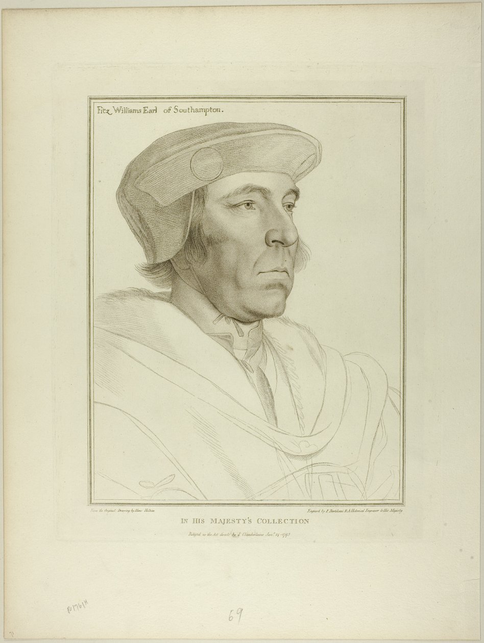 Fitz William, Earl of Southampton av Francesco Bartolozzi