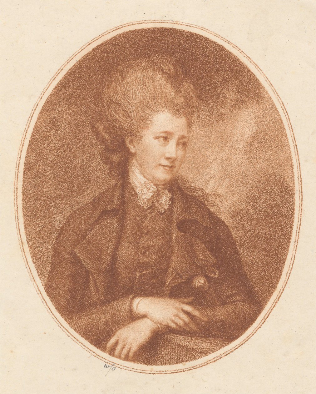 Georgiana, grevinna Spencer av Francesco Bartolozzi
