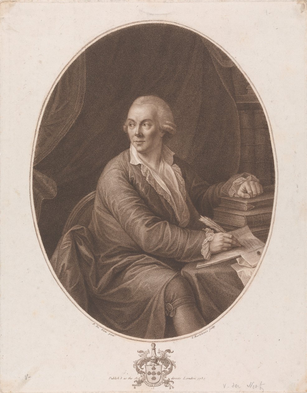 Hendrik Karel Nicolaas Van Der Noot av Francesco Bartolozzi