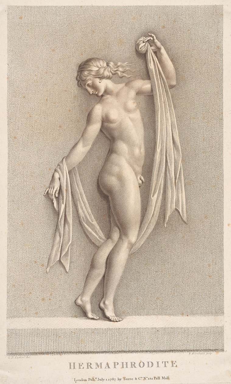 Hermafrodit av Francesco Bartolozzi