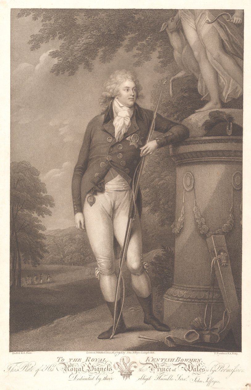 Hans Kungliga Höghet, prinsen av Wales av Francesco Bartolozzi