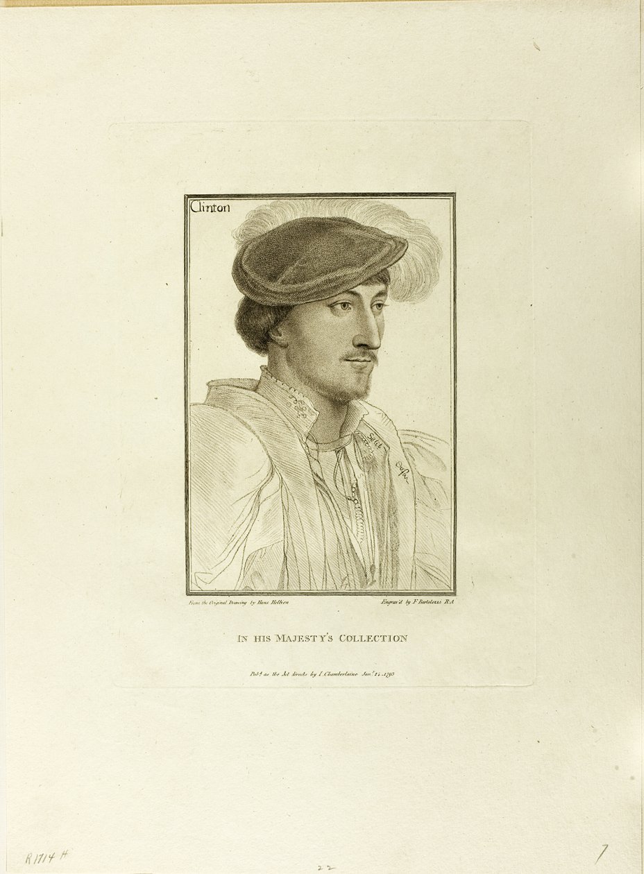Lord Clinton av Francesco Bartolozzi