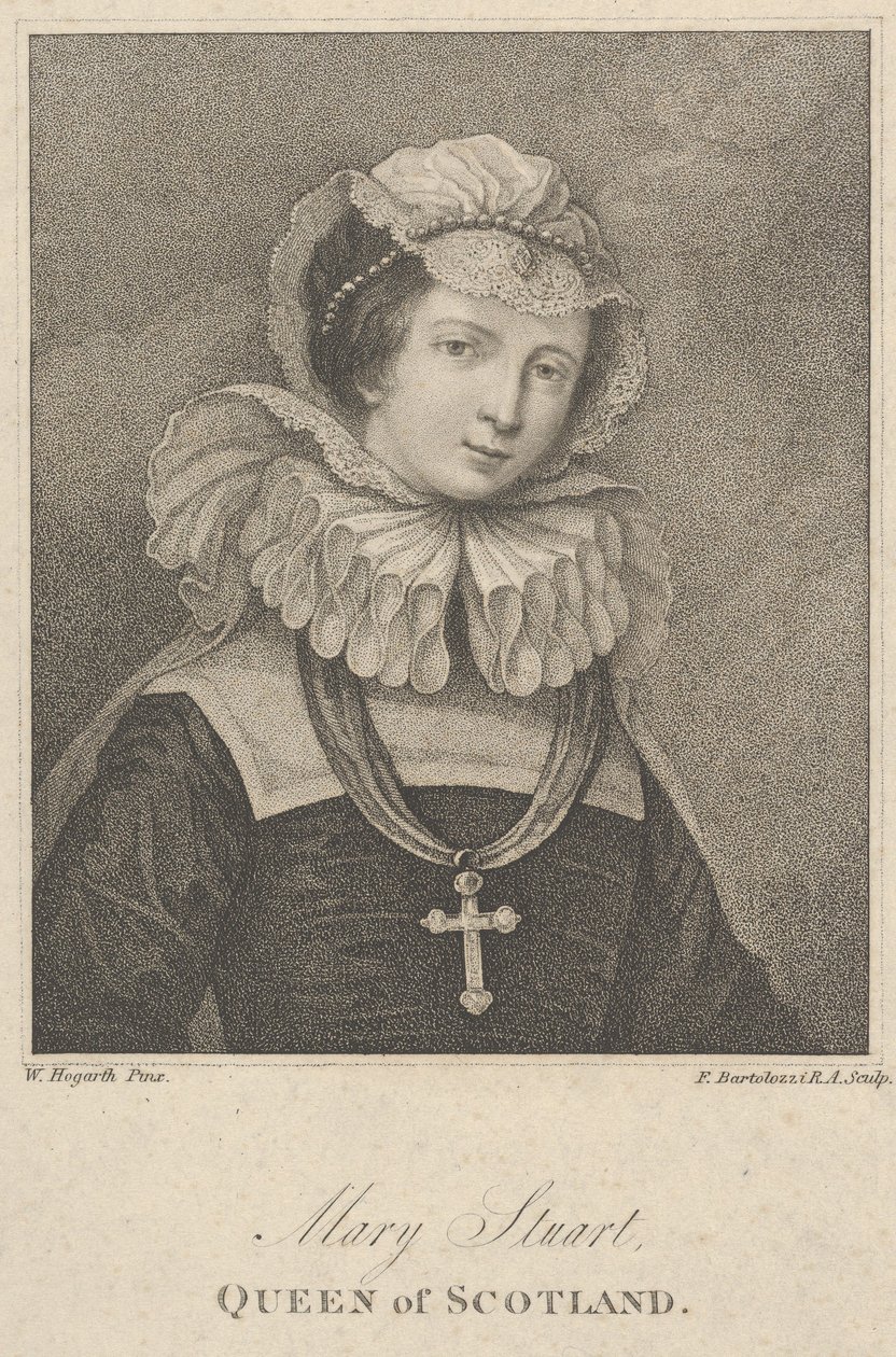 Mary, Queen of Scots, 12 januari 1803., 12 januari 1803. av Francesco Bartolozzi