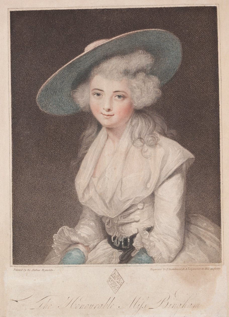 Miss Anne Bingham. av Francesco Bartolozzi
