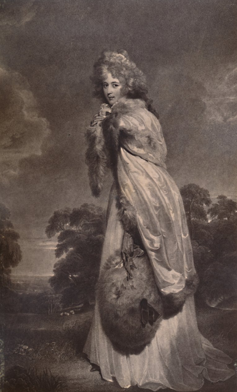 Miss Elizabeth Farren, därefter grevinnan av Derby, c1792 1894 av Francesco Bartolozzi