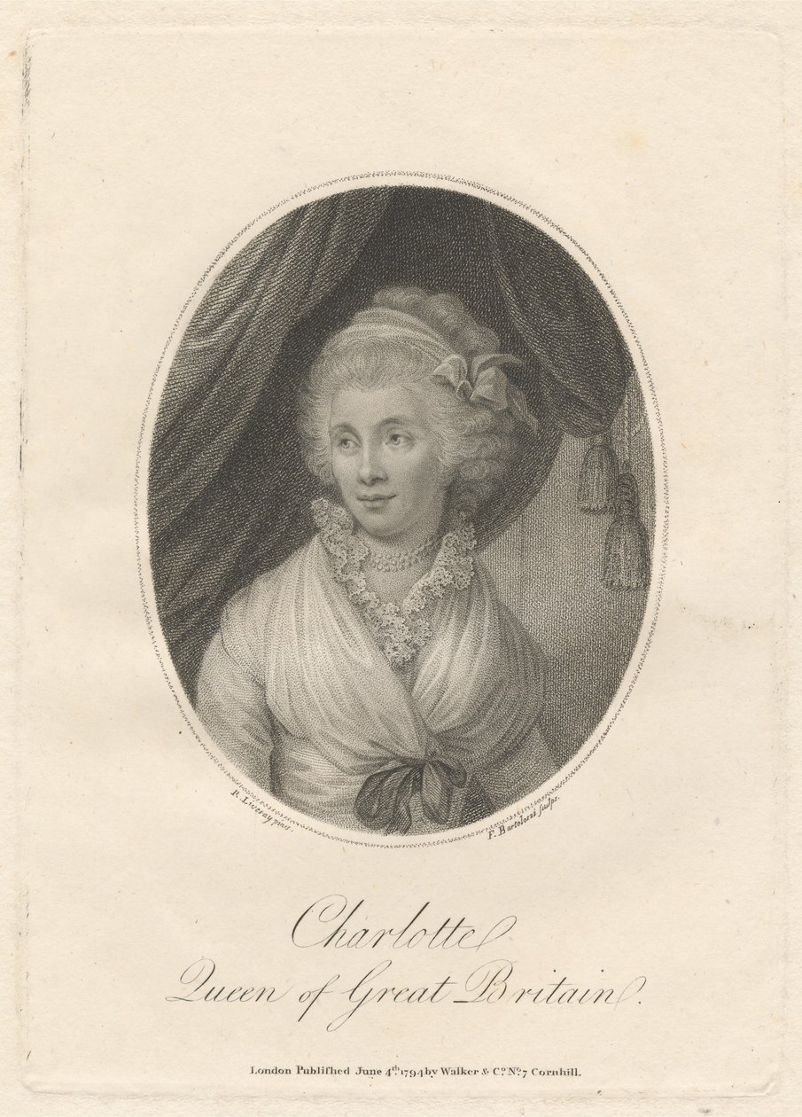 Drottning Charlotte av Francesco Bartolozzi
