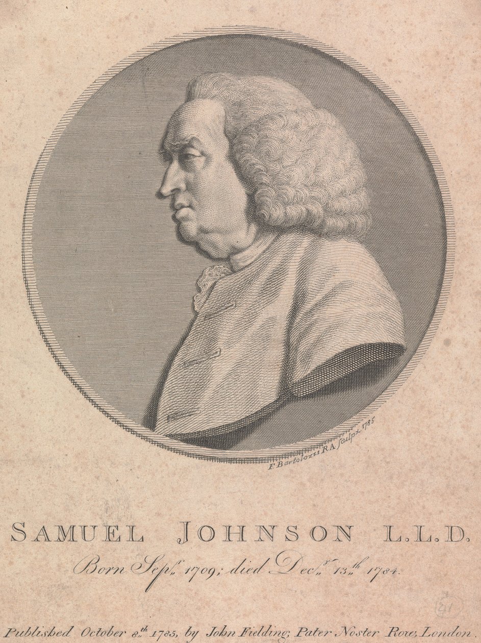 Samuel Johnson av Francesco Bartolozzi