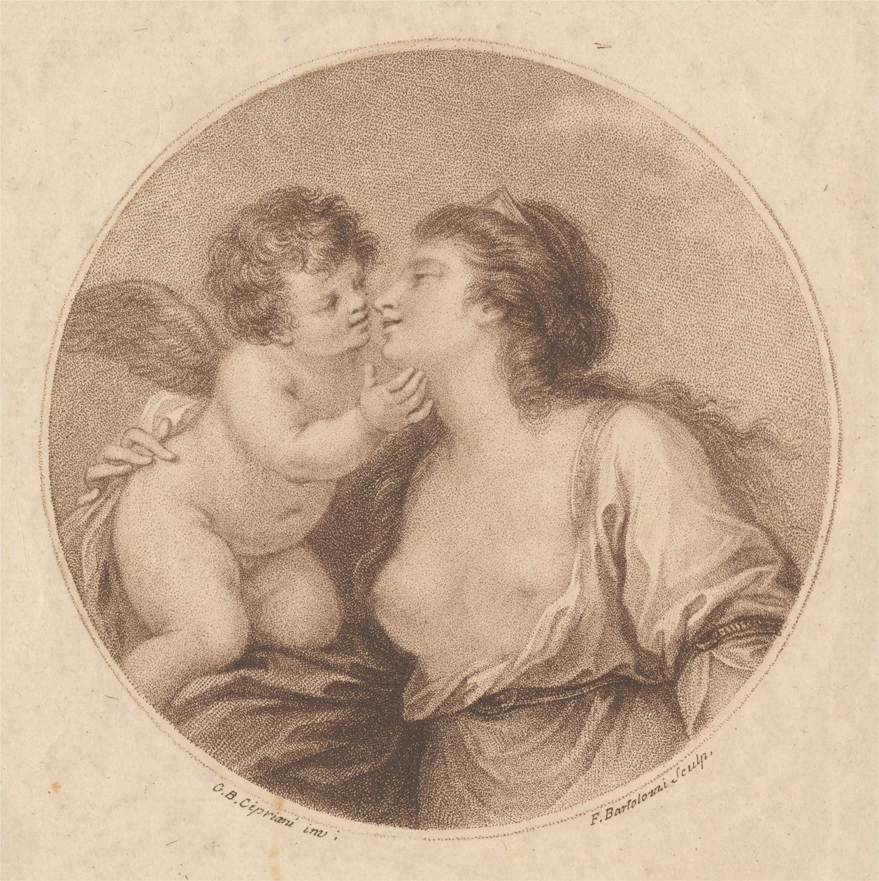 Sappho om kärleken av Francesco Bartolozzi