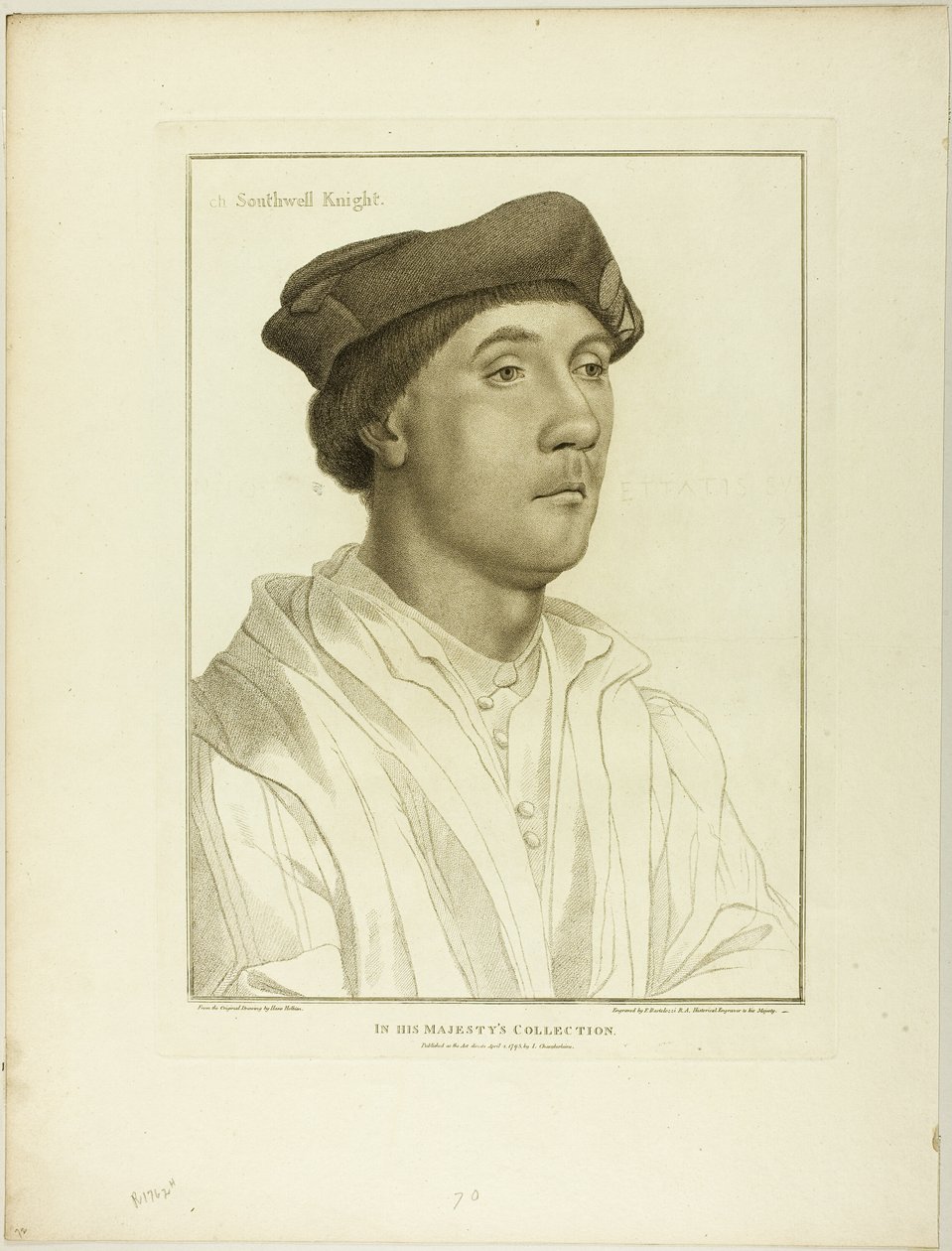 Sir Richard Southwell av Francesco Bartolozzi