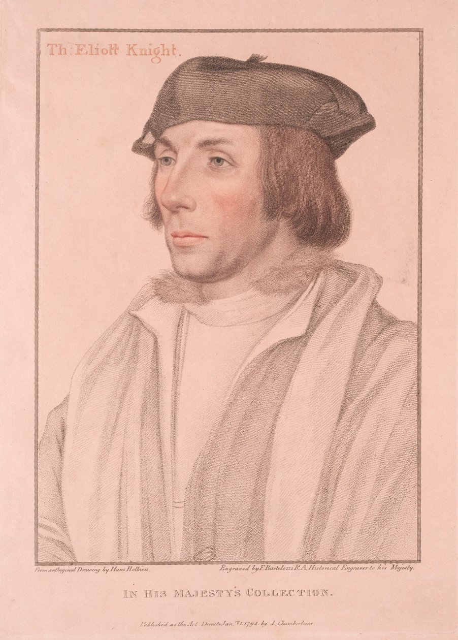 Sir Thomas Elliott av Francesco Bartolozzi