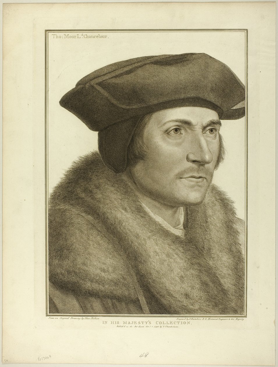 Sir Thomas More, lordkansler av Francesco Bartolozzi