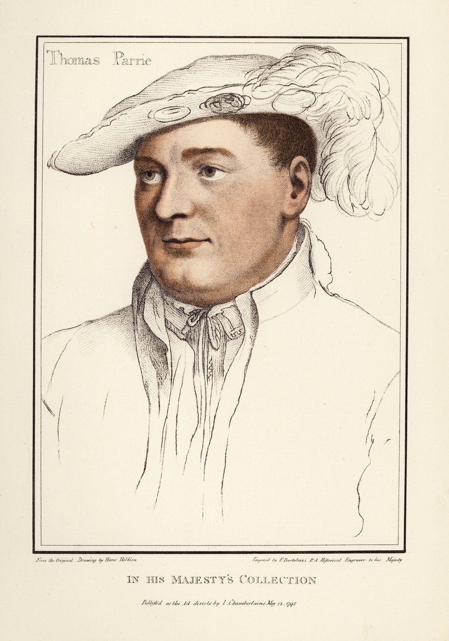 Sir Thomas Parry (1515-1560) av Francesco Bartolozzi