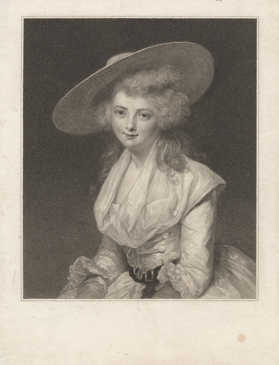 Hon. Miss Bingham av Francesco Bartolozzi