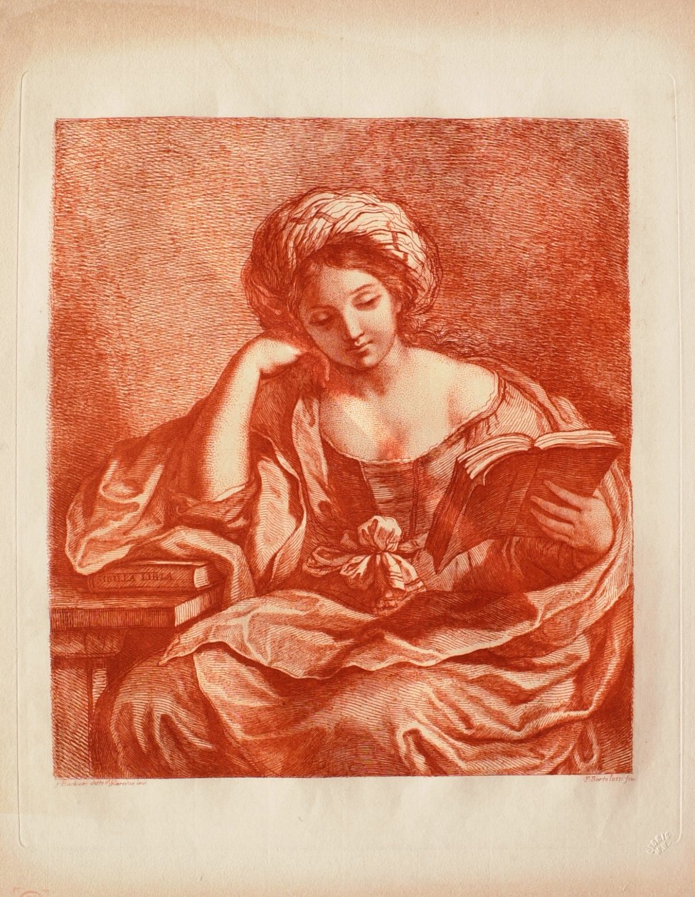 Die Libysche Sibylle av Francesco Bartolozzi