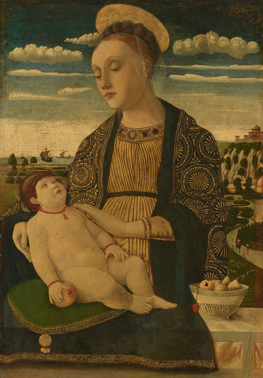 Madonna och barn av Francesco Benaglio