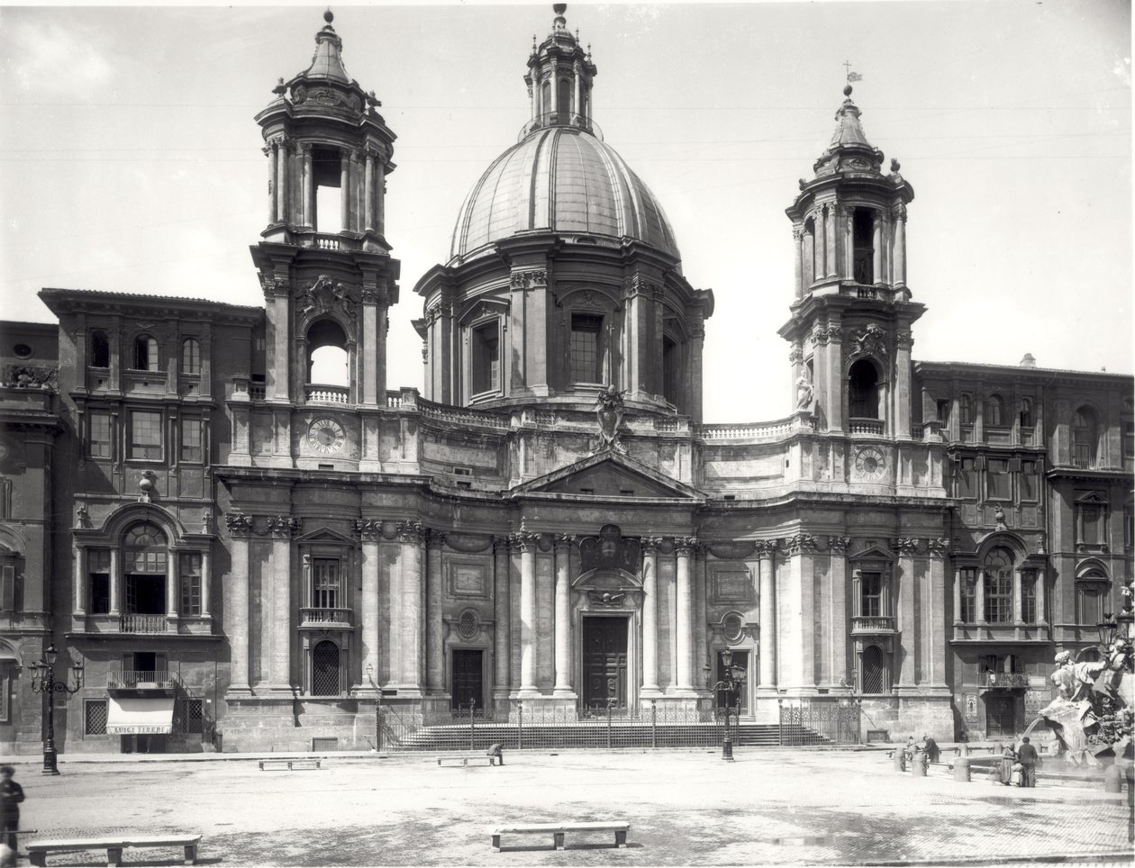 Kyrkan Sant Agnese, 1653-57 av Francesco Borromini