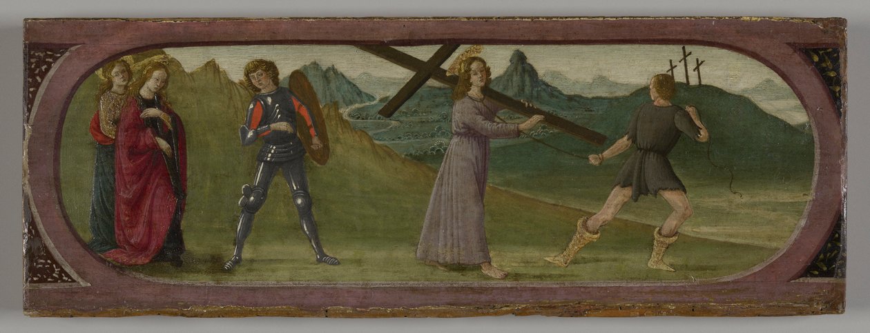 Vägen till Golgata av Francesco Botticini