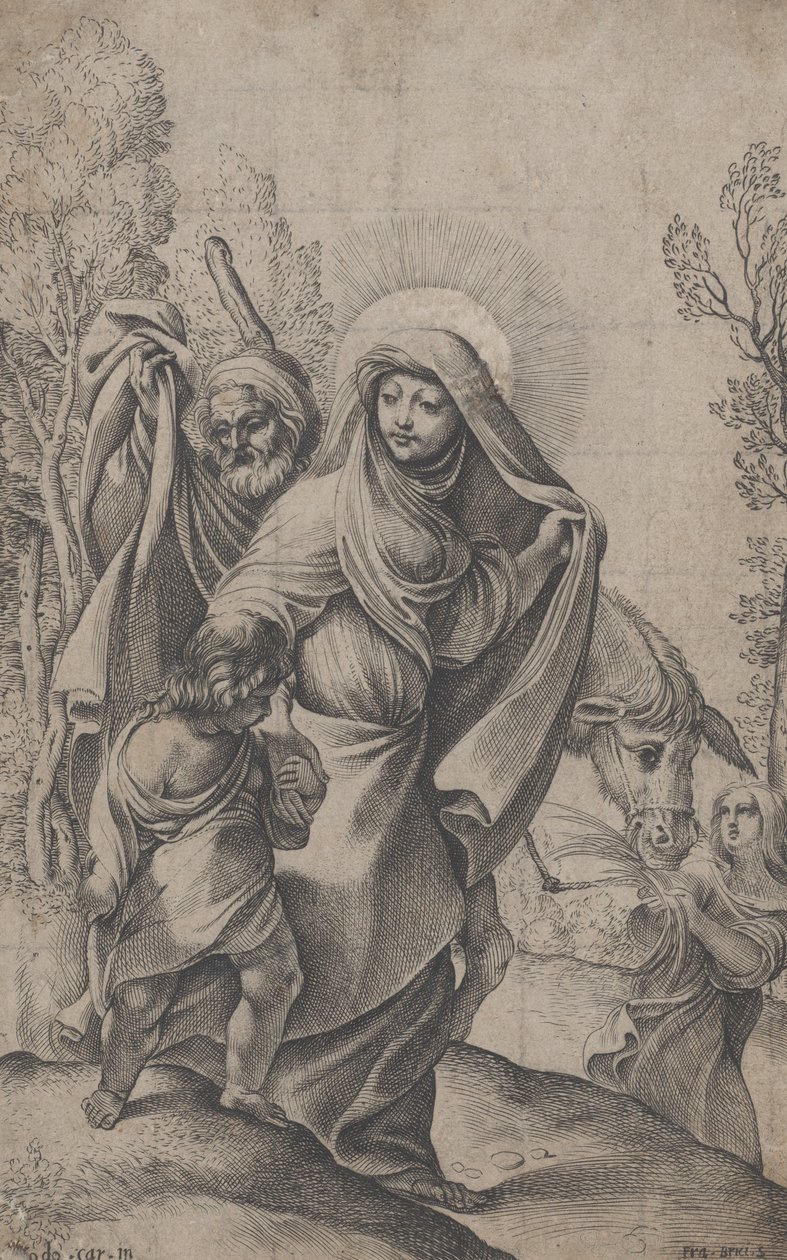 Återkomsten från Egypten, 1595-1623. av Francesco Brizio