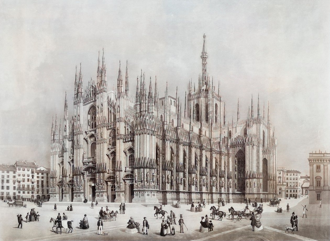 Duomo, eller katedralen, Milano, Italien av Francesco Citterio