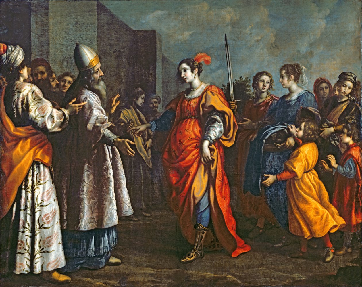 Judiths triumf, ca 1620-30 av Francesco Curradi