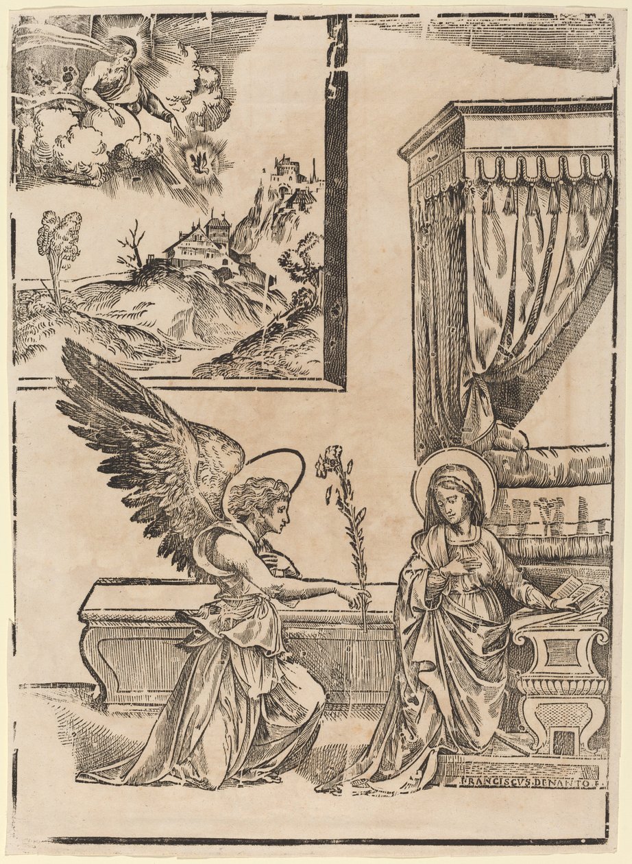 Bebådelsen av Francesco Denanto