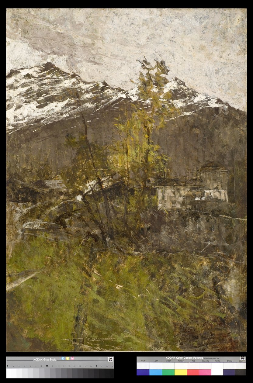 Första snön eller landskapet, 1889 av Francesco Filippini