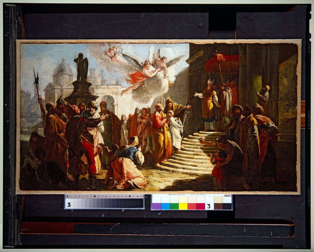Framställning av jungfrun av Francesco Fontebasso