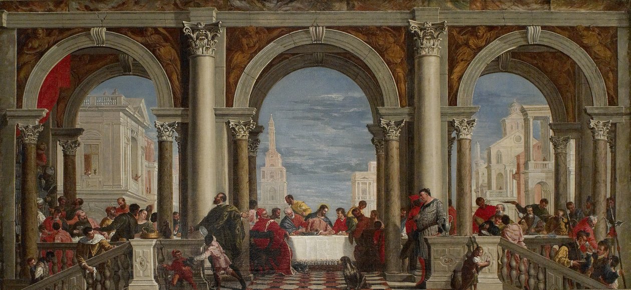 Högtiden i huset av Levi av Francesco Fontebasso