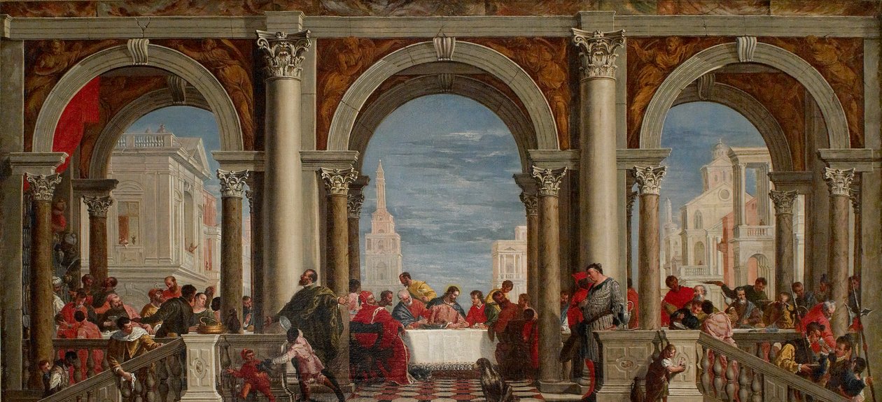Festen i huset av Levi, 1720-1769 av Francesco Fontebasso