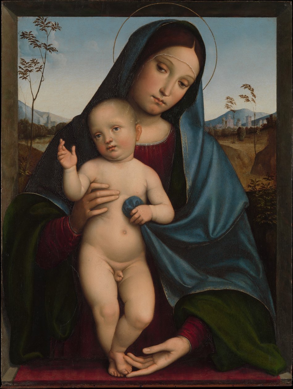 Madonna med barnet av Francesco Francia