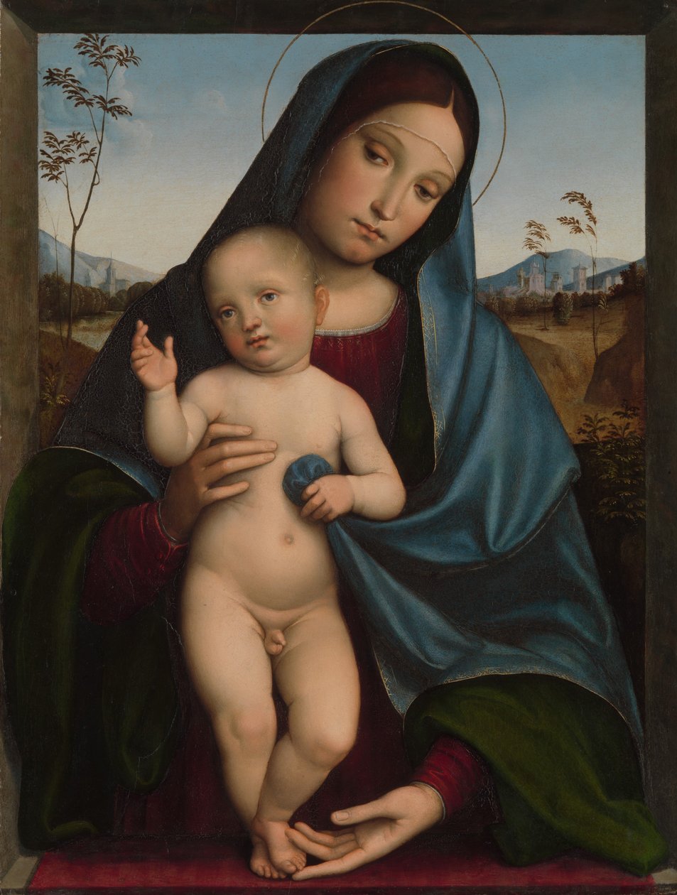Madonna och barn, 1490-talet. av Francesco Francia