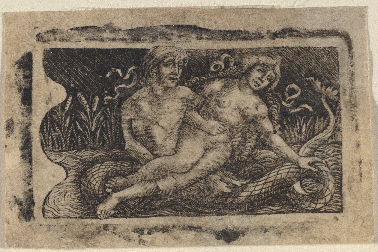 Triton och nymf av Francesco Francia or Peregrino da Cesena