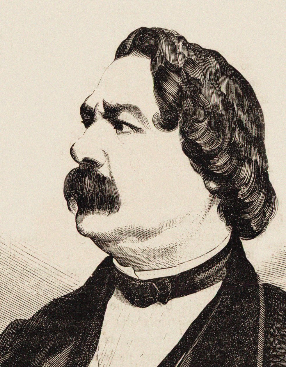 Porträtt av kompositören Enrico Petrella 1813-1877, ca 1855. av Francesco Gonin