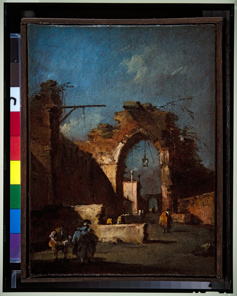 Ett par Capriccio av Francesco Guardi