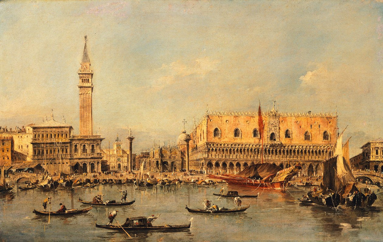 Ducale Palace i Venedig, av Francesco Guardi (1712-1793) av Francesco Guardi
