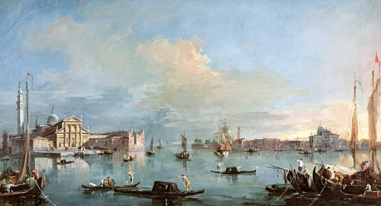 San Giorgio Maggiore (olja på duk) av Francesco Guardi