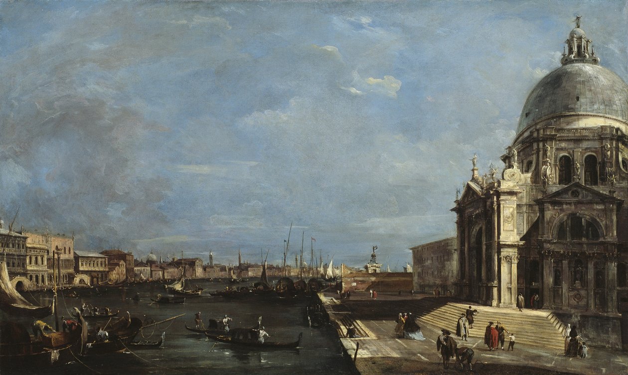 Canal Grande, Venedig, ca 1760 av Francesco Guardi