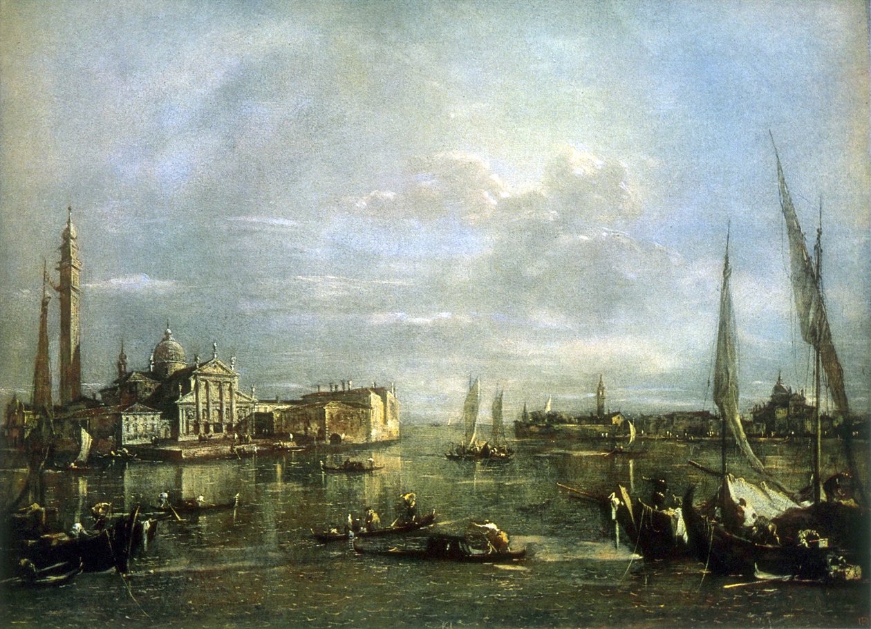 Ön St. Giorgio Maggiore av Francesco Guardi