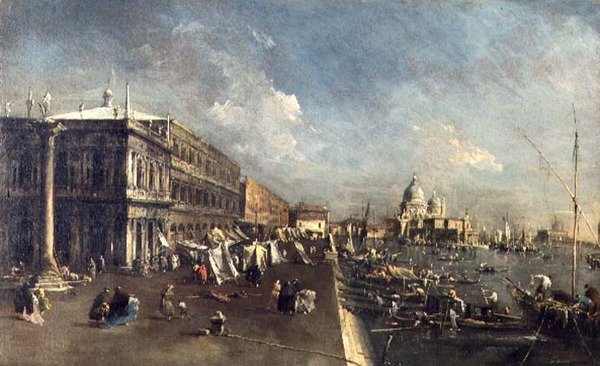 Molo, Venedig av Francesco Guardi