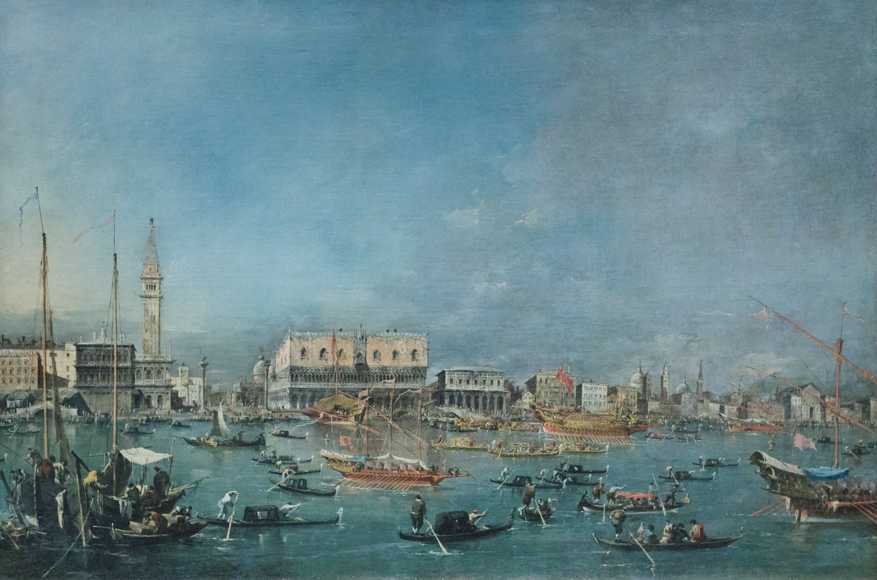 Bucintoros avfärd, ca 1765-80 (olja på duk) av Francesco Guardi