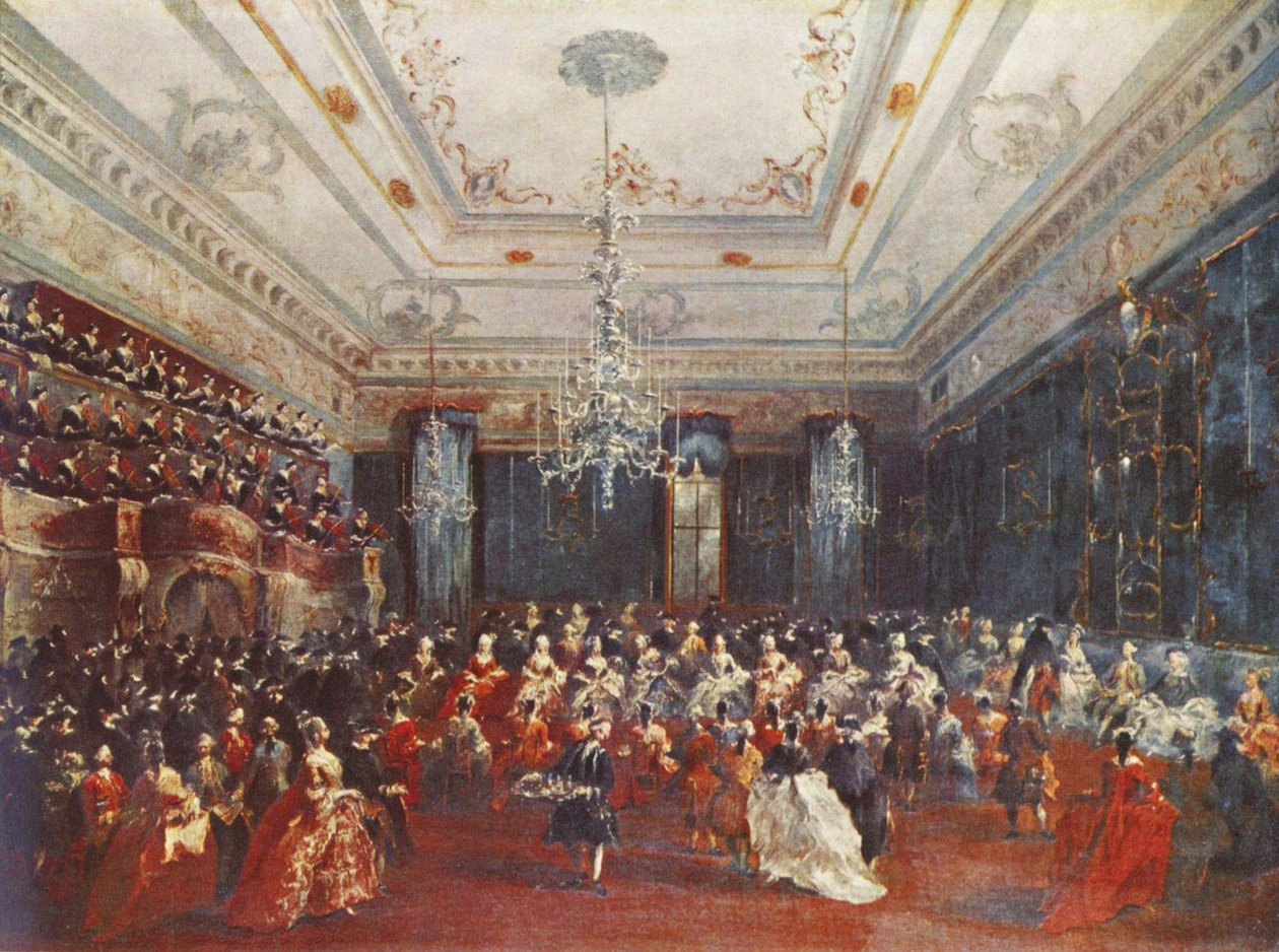 Venetiansk galakonsert av Francesco Guardi