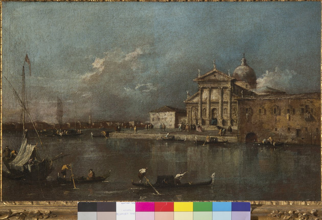 Utsikt över San Giorgio Maggiore från Giudecca, 1774-91 av Francesco Guardi