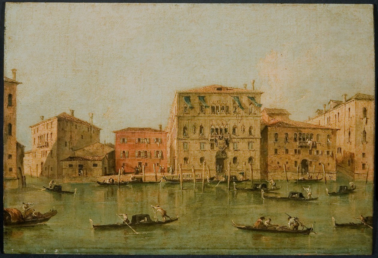 "Utsikt över Palazzo Loredan dell